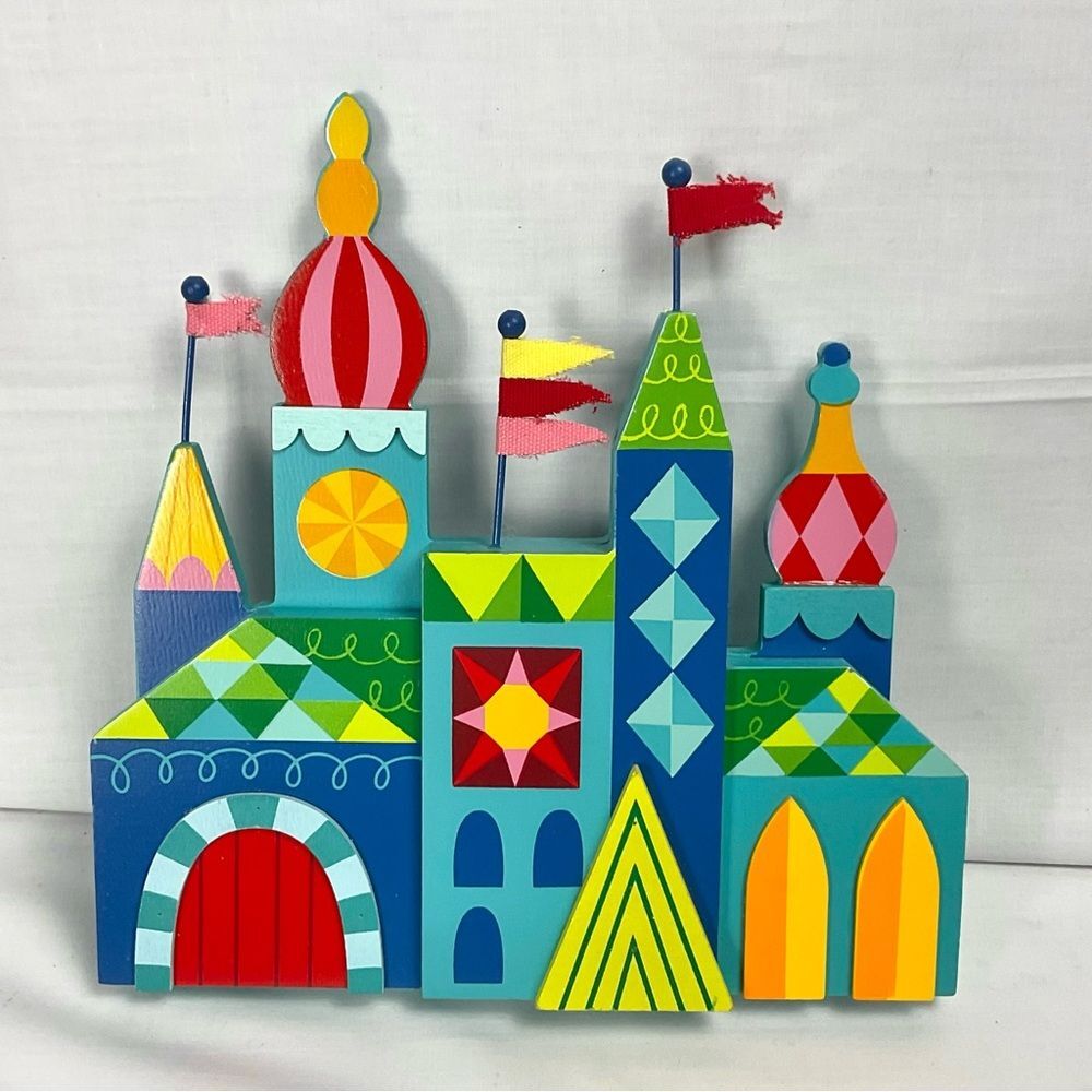 WONDERSHOP WOOD CASTLE Bright Colors Christmas New Holiday